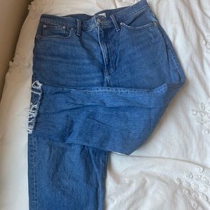 Madewell Perfect Vintage Jean Raw Hem
